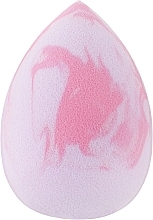 Спонж для макияжа "Beauty Blender", мраморный, 6 см, розово-фиолетовый - Beauty LUXURY — фото N1