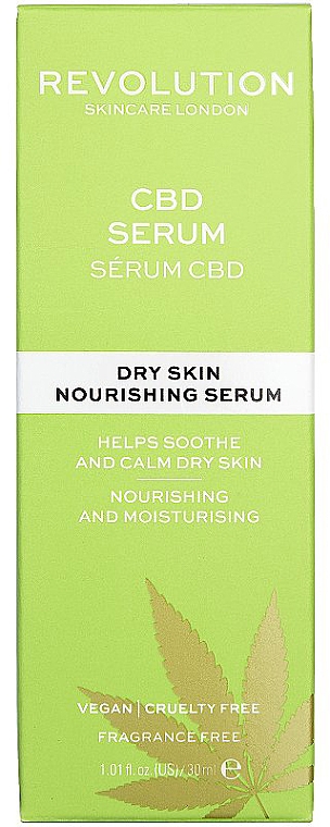 Питательная сыворотка для лица - Revolution Skincare CBD Nourishing Serum — фото N2