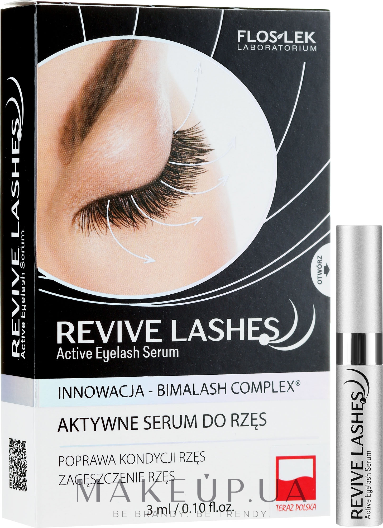 Сыворотка для роста ресниц - Floslek Revive Lashes Eyelash Enhancing Serum — фото 3ml