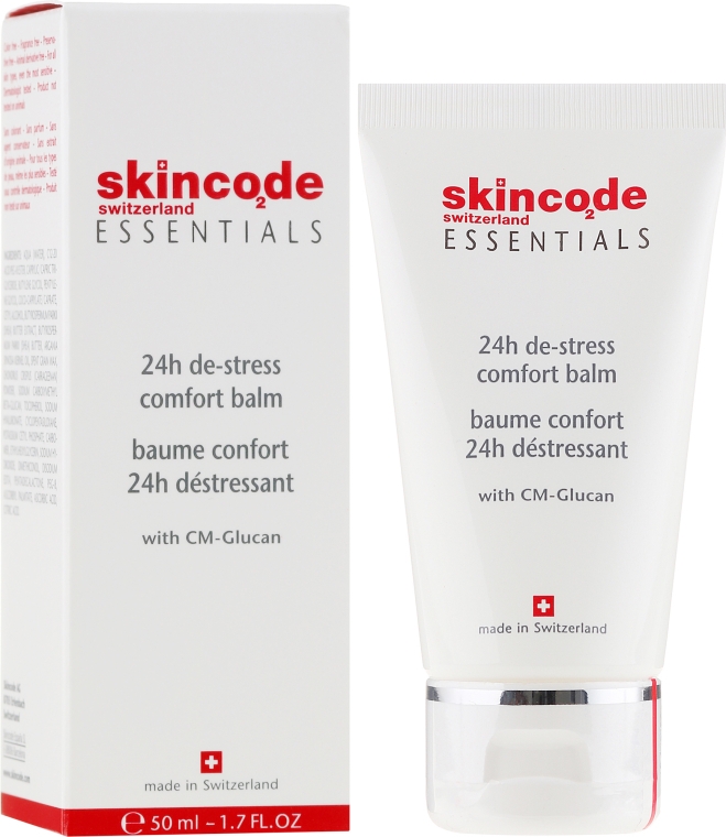 Антистресс-бальзам мгновенного действия - Skincode Essentials 24h De-stress Comfort Balm — фото N1