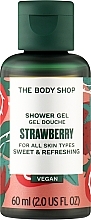 Гель для душу "Полуниця" - The Body Shop Strawberry Vegan Shower Gel (міні) — фото N2
