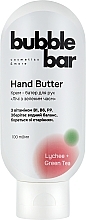 Крем-батер для рук "Лічі з зеленим чаєм" - Bubble Bar Hand Cream Butter — фото N1