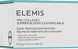 Бальзам для умывания проколлаген "Ароматы лета" - Elemis Pro-Collagen Summer Bloom Cleansing Balm — фото N1