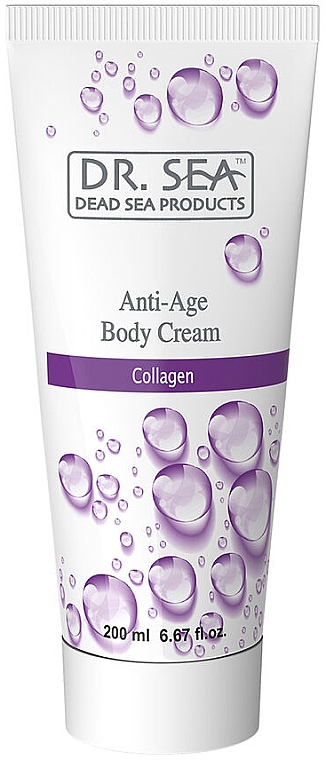 Омолоджувальний крем для тіла з колагеном - Dr. Sea Anti-Age Body Cream Collagen — фото N1