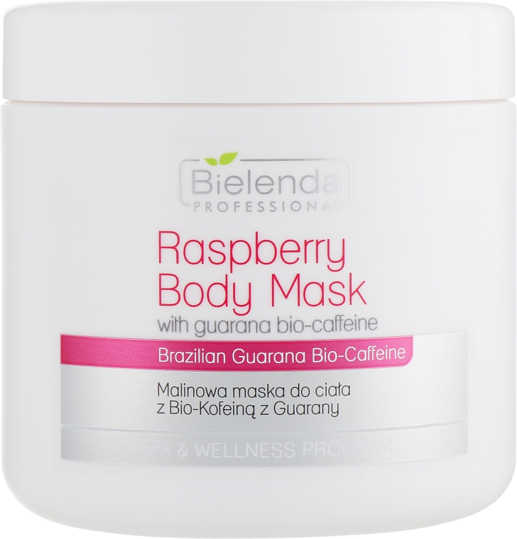 Маска для тіла - Bielenda Professional Raspberry With Guarana Bio-Caffeine Body Mask — фото N1
