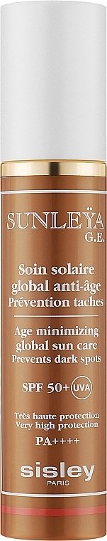 Антивіковий сонцезахисний крем - Sisley Sunleya G.E. Age Minimizing Global Sun Care SPF 50/PA+++ (тестер) — фото N1