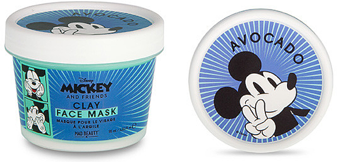 Маска для лица с авокадо "Микки" - Mad Beauty Clay Face Mask Mickey — фото N1