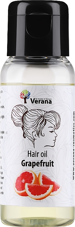 Олія для волосся "Грейпфрут" - Verana Hair Oil Grapefruit — фото N1