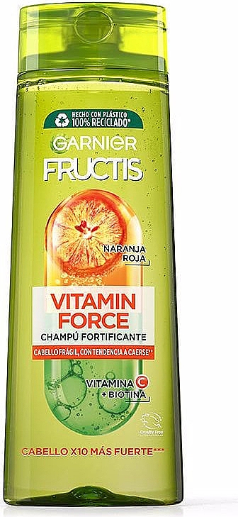Зміцнювальний шампунь "Вітаміни та сила" - Garnier Fructis Vitamin & Strength Shampoo — фото N3