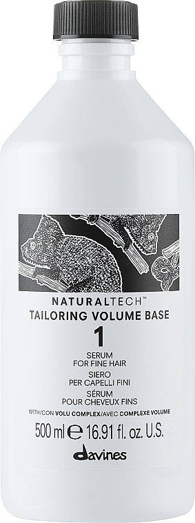 Сыворотка-объем для тонких и слабых волос - Davines Natural Tech Tailoring Volume Base — фото N1