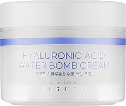 Зволожувальний крем для обличчя з гіалуроновою кислотою - Jigott Hyaluronic Acid Water Bomb Cream — фото N1