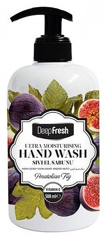 Увлажняющее жидкое мыло для рук "Анатолийский инжир" - Aksan Deep Fresh Anatolian Fig Ultra Moisturising Hand Wash — фото N1
