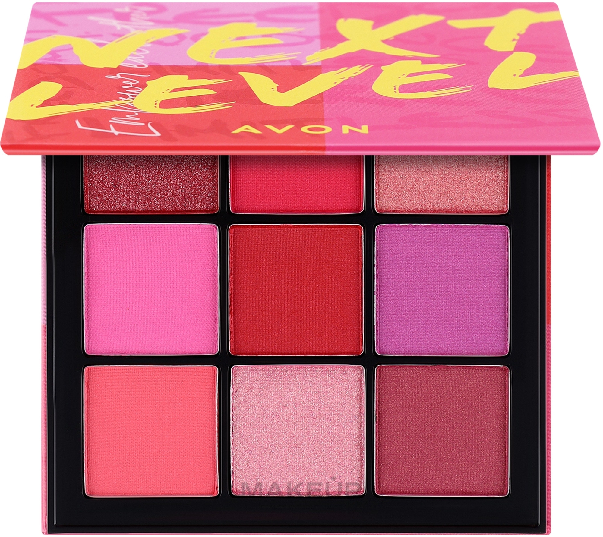 Палетка тіней для повік - Avon Viva La Pink Eyeshadow Palette — фото Next Level