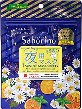 Маска-серветки вечірня з ароматом ромашки й апельсина - BCL Saborino Good Night Sheet Mask — фото N3