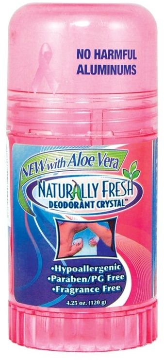 Дезодорант-стик для женщин "Без запаха" - Naturally Fresh Deodorant Crystal Peach Twist-up Stick Aloe Vera