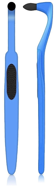 Монопучковая щетка средство для устранения пятен и зубного налета, синяя - Cocogreat — фото N2