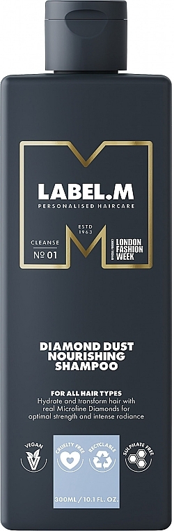 Питательный шампунь для волос - Label.m Diamond Dust Nourishing Shampoo — фото N1