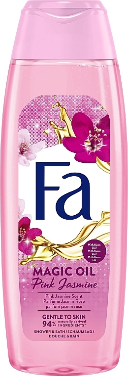 Гель для душу з ароматом рожевого жасмину - Fa Magic Oil Pink Jasmine Shower Gel — фото N3