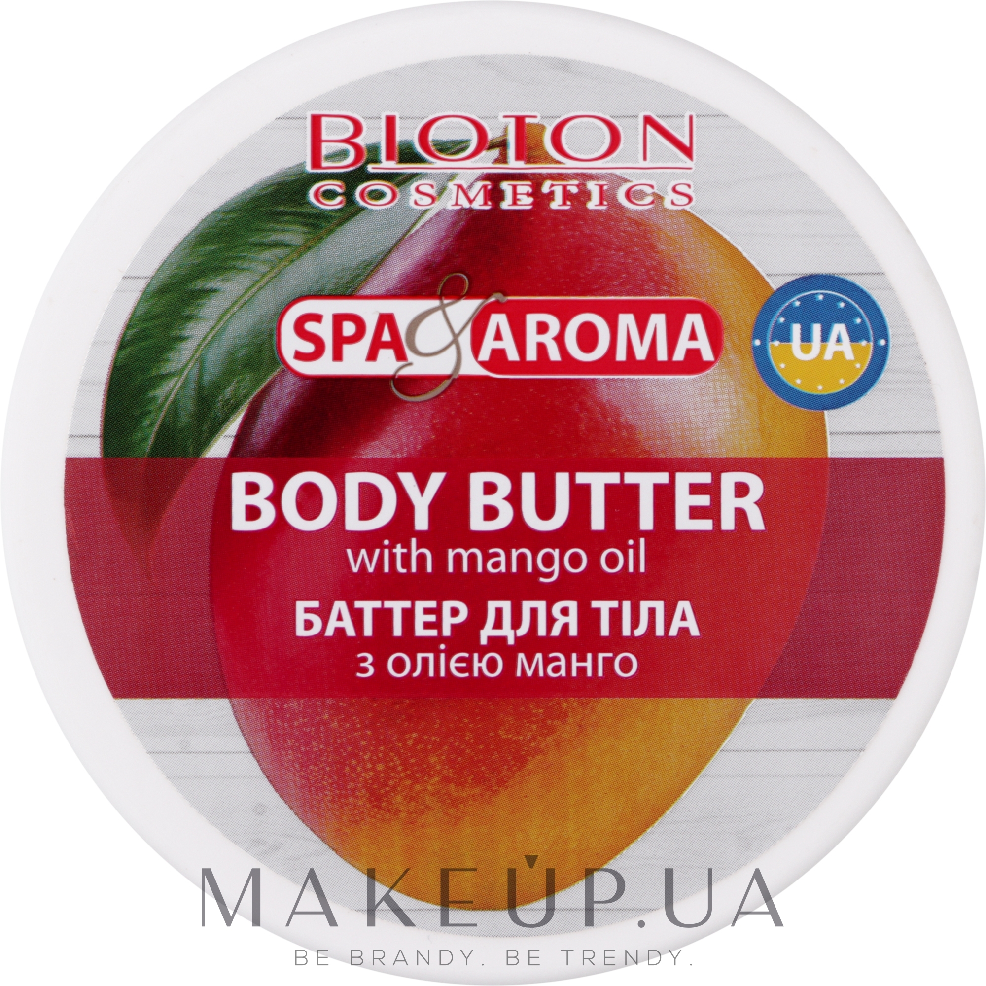 Баттер для тела с маслом манго - Bioton Cosmetics Spa & Aroma — фото 250ml