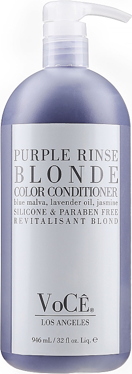 Кондиціонер для блондинок - VoCê Haircare Purple Rinse Blonde Color Conditioner — фото N2