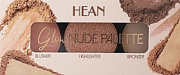 Контурная палетка для макияжа лица - Hean Glow Nude Palette DayGlow — фото N3