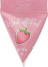 Глибоко очищувальна полунична маска для обличчя - Med B Cosmetic Strawberry Milk Wash Off Pack — фото N1