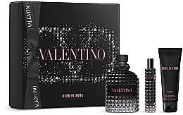 Духи, Парфюмерия, косметика Valentino Uomo Born In Roma - Набор (edt/100ml + edt/15ml + sh/gel/75ml)