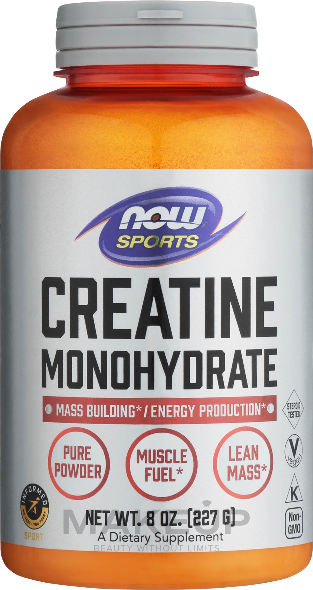 Креатиновий порошок - Now Foods Creatine Monohydrate Pure Powder — фото 227g