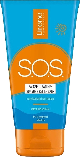 Заспокійливий бальзам для тіла проти сонячних опіків - Lirene SOS Sunburn Relief Balm — фото N1