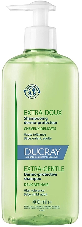 Шампунь защитный для частого применения - Ducray Cheveux Delicats Extra-Doux Shampooing Dermo-Protecteur