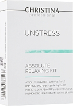 Духи, Парфюмерия, косметика Набор - Christina Unstress-Absolute Relaxing Kit (f/mask/15ml + f/serum/15ml + f/cream/15ml + eye/cream/15ml)