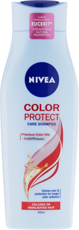 Шампунь для волос "Защита цвета и уход" - NIVEA Color Protect + Eucerit Complex Care Shampoo — фото N1