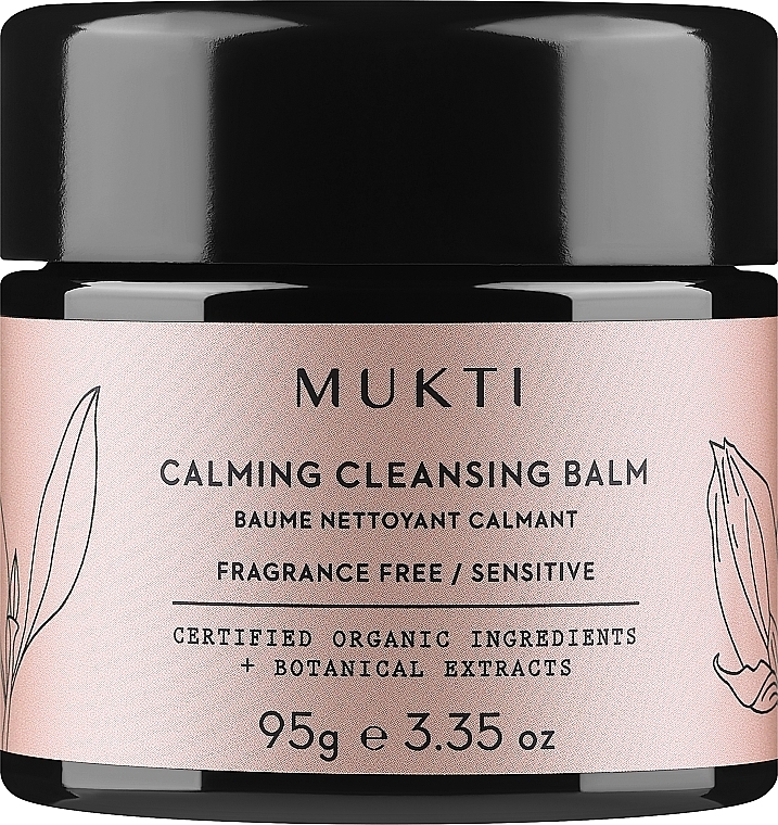 Заспокійливий очищувальний бальзам для обличчя - Mukti Organics Calming Cleansing Balm — фото N1