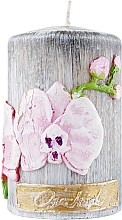 Духи, Парфюмерия, косметика Декоративная свеча "Орхидея", розовая - Soap Stories