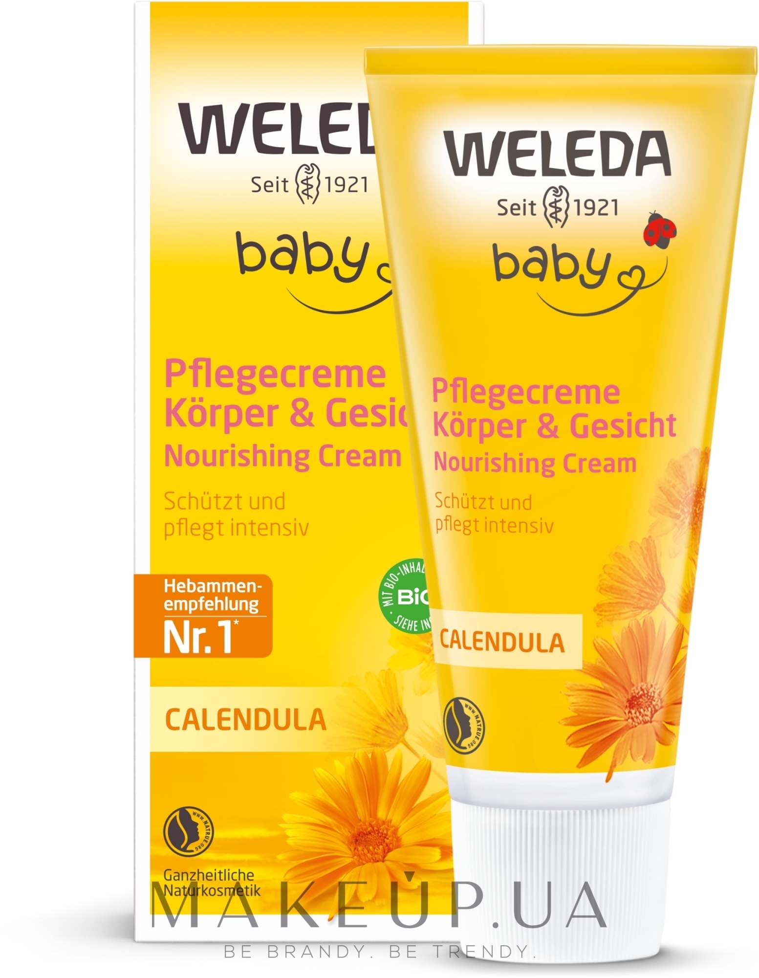 Календула дитячий крем для тіла - Weleda Calendula Nourishing Baby Cream — фото 75ml