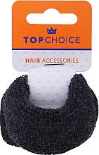 Парфумерія, косметика Резинка для волосся, 66498, чорний і темно-сірий - Top Choice