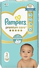 Підгузки Pampers Premium Care Розмір 3 (Midi), 6-10 кг, 60 штук - Pampers — фото N2