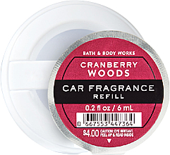 Духи, Парфюмерия, косметика Ароматизатор для авто "Cranberry Woods" - Bath And Body Works Cranberry Woods Car Fragrance Refill (сменный блок)