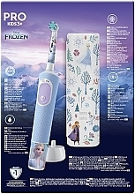 Набор - Oral-B Pro Kids Frozen Special Edition (tooth/brush/1pcs + case) — фото N3
