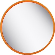 Косметическое зеркало, 7 см, оранжевое - Ampli — фото N1