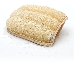 Масажна рукавиця з люфи й бавовни - Hydrea London Organic Egyptian Loofah SPA Mitt — фото N4