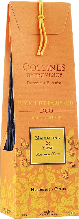 Аромадиффузор "Мандарин и Юдзу" - Collines de Provence Bouquet Aromatique Mandarine & Yuzu — фото N1