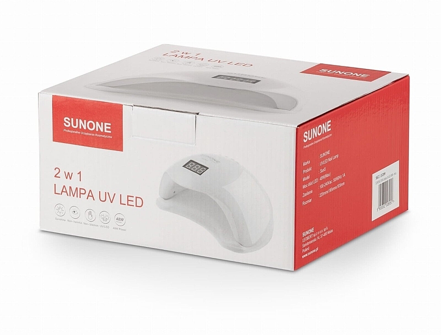 Лампа 48W UV/LED, золотистая - Sunone Lamp SUN5 48W Gold — фото N8