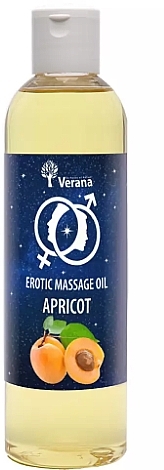 Масло для эротического массажа "Абрикос" - Verana Erotic Massage Oil Apricot — фото N1
