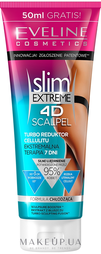 Антицеллюлитное средство - Eveline Cosmetics Slim Extreme 4D Scalpel — фото 250ml