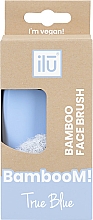 Щетка для лица, голубая - Ilu Bamboo Face Brush — фото N2