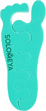 Духи, Парфюмерия, косметика Разделители для пальцев "Ножка", зеленые - Solomeya Toe Separators