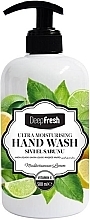 Зволожувальне рідке мило для рук "Середземноморський лимон" - Aksan Deep Fresh Meditteranean Lemon Ultra Moisturising Hand Wash — фото N1