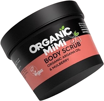 Скраб для тела "Аргана и шелковица" - Organic Mimi Body Scrub Argana & Mulberry — фото N1