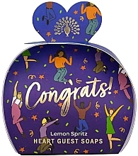 Парфумерія, косметика Набір - The English Soap Company Occasions Collection Congrats Heart Guest Soaps (soap/3x20g)